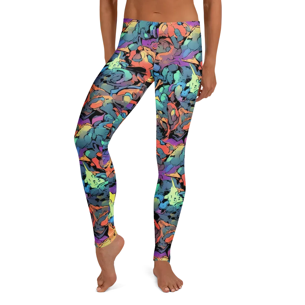 Prismatic Crush on Leggings — Front