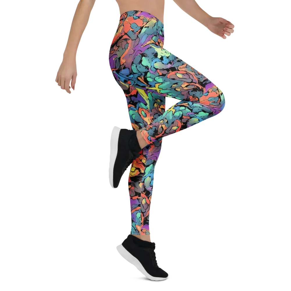 Prismatic Crush on Leggings — Right