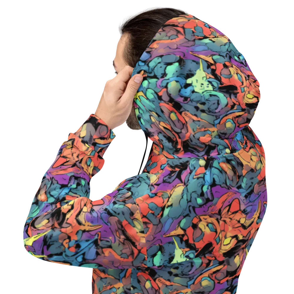 Prismatic Crush on Hoodie — Back