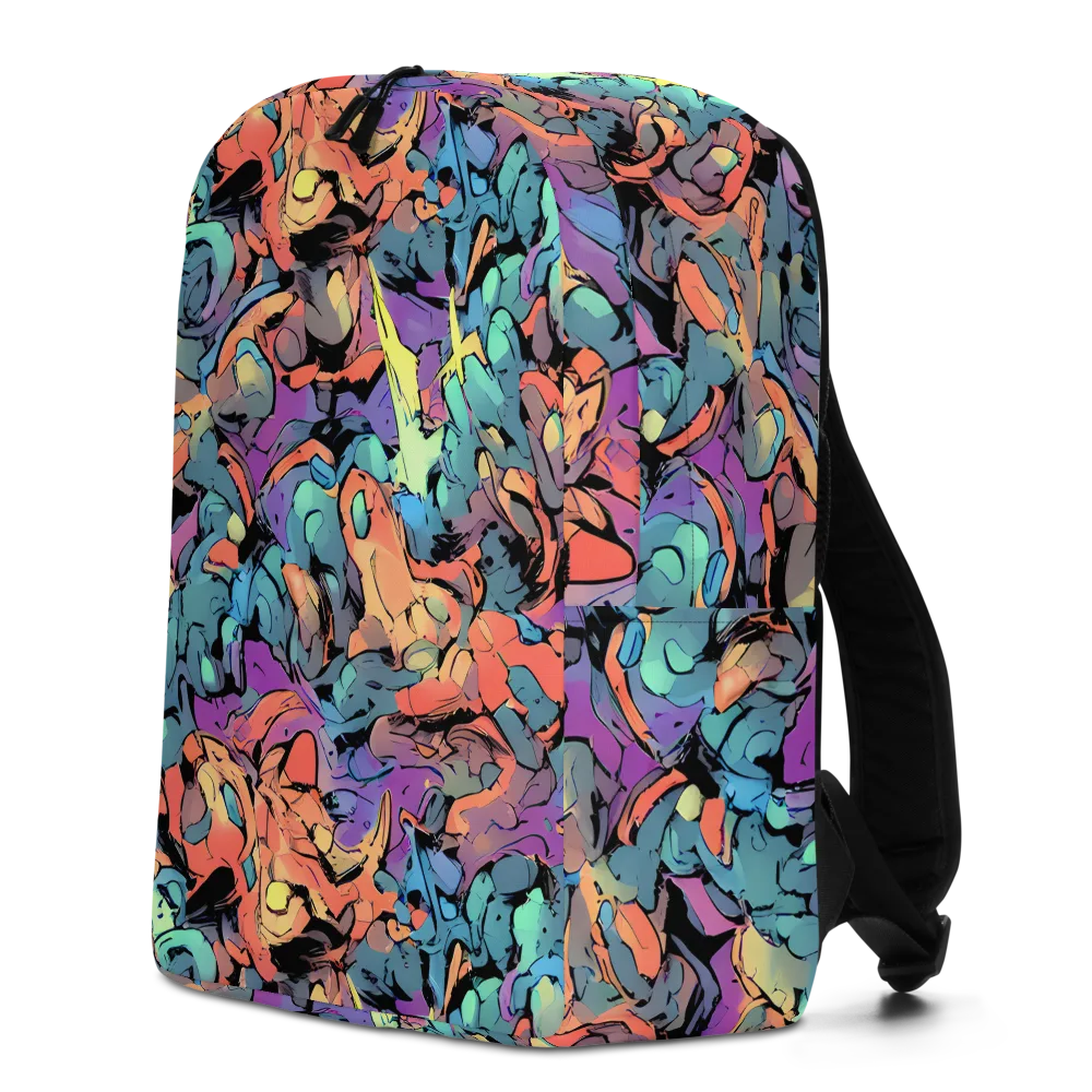 Prismatic Crush on Minimalist Backpack — Left