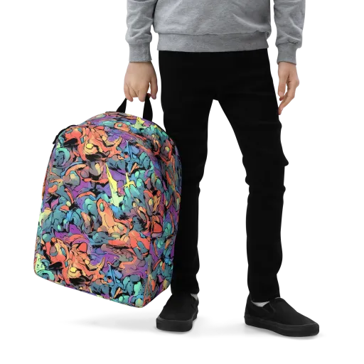 Prismatic Crush on a Minimalist Backpack