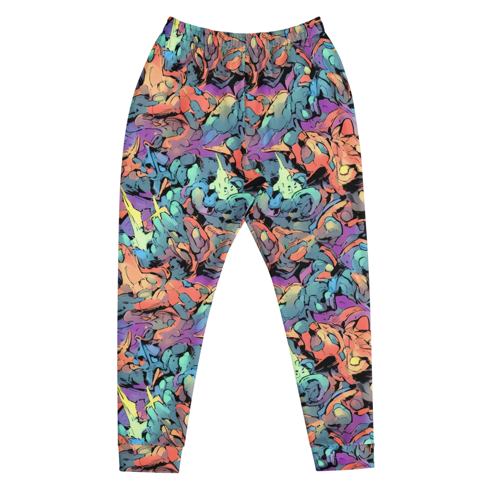 Prismatic Crush on Men's Joggers — Front