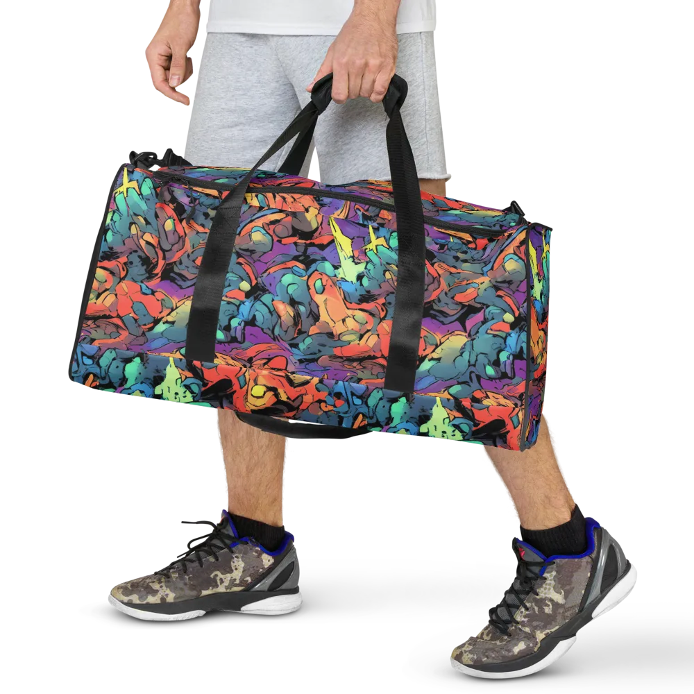 Prismatic Crush on Duffle Bag — Front