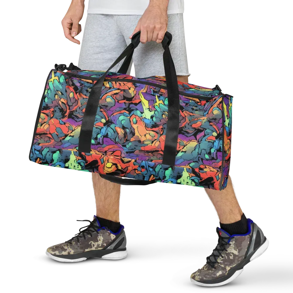 Prismatic Crush on Duffle Bag — Front
