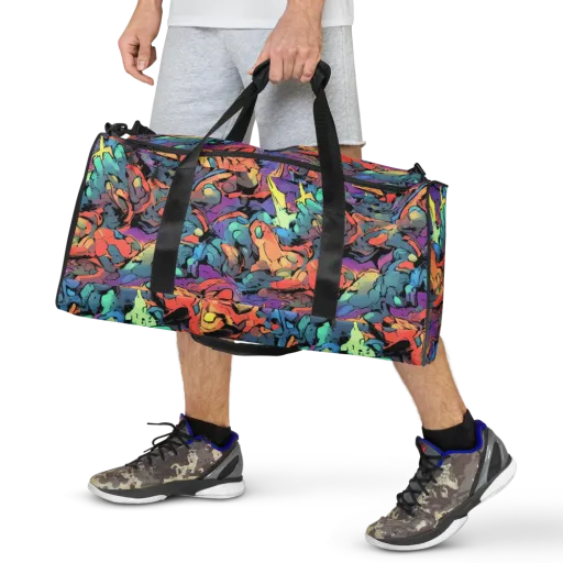Prismatic Crush on a Duffle Bag