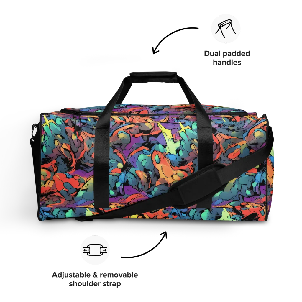 Prismatic Crush on Duffle Bag — Front