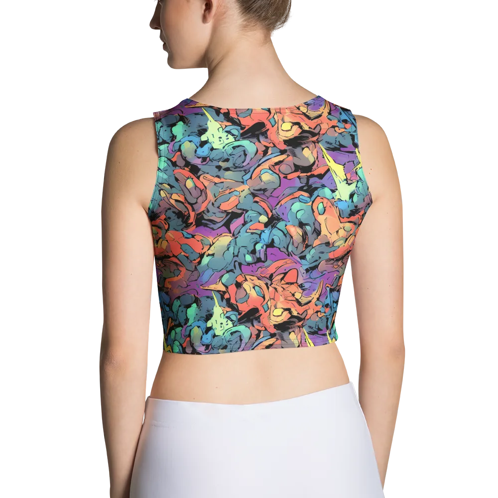 Prismatic Crush on Crop Top — Back