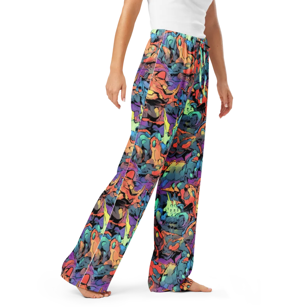 Prismatic Crush on Women's Pajama Pants — Right Front