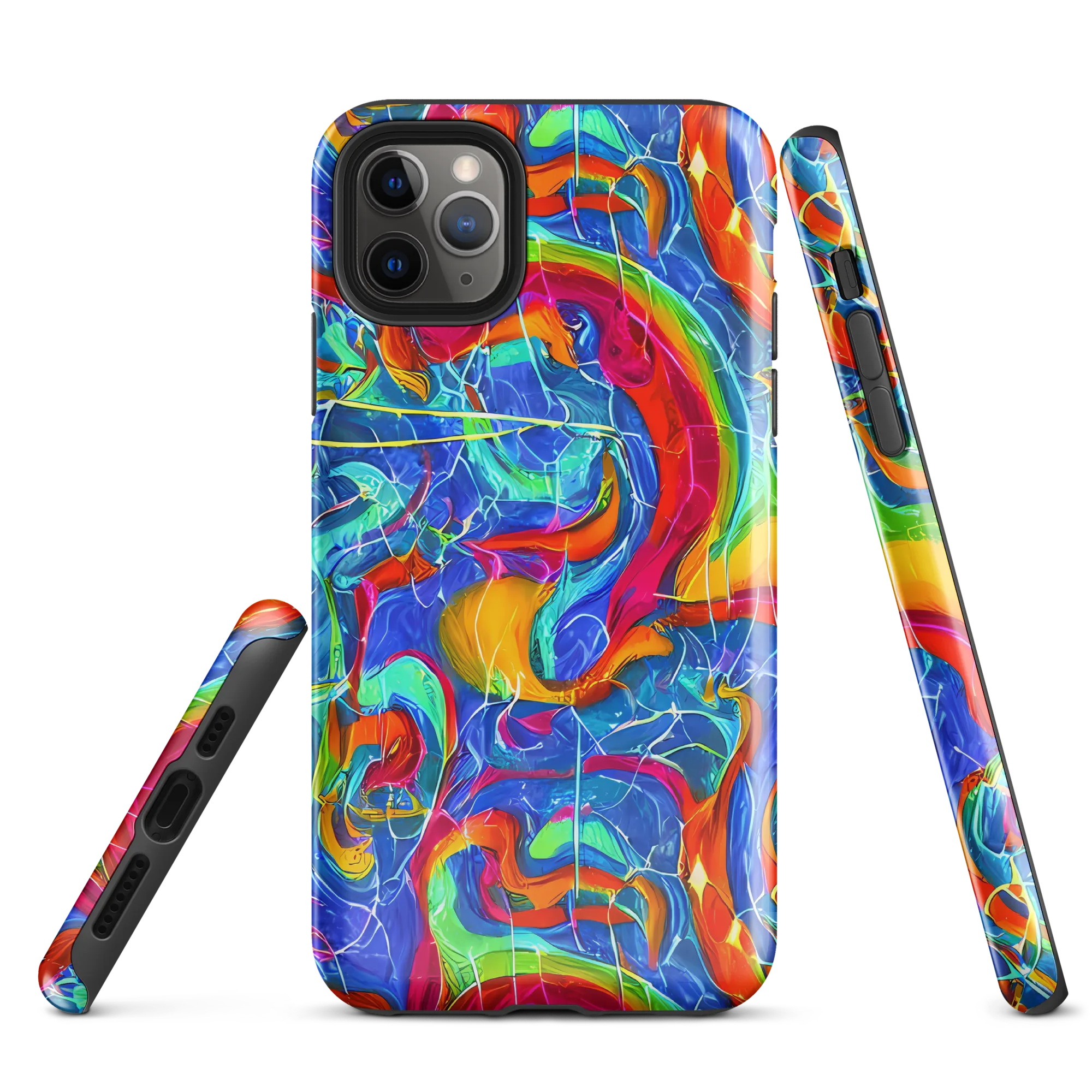 Mosaic Mirage on Tough Case for iPhone® — Front