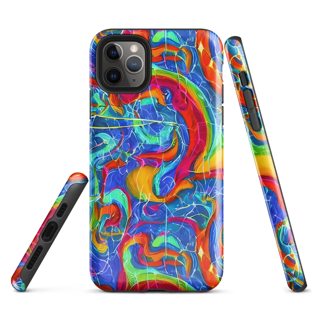 Mosaic Mirage on Tough Case for iPhone® — Front