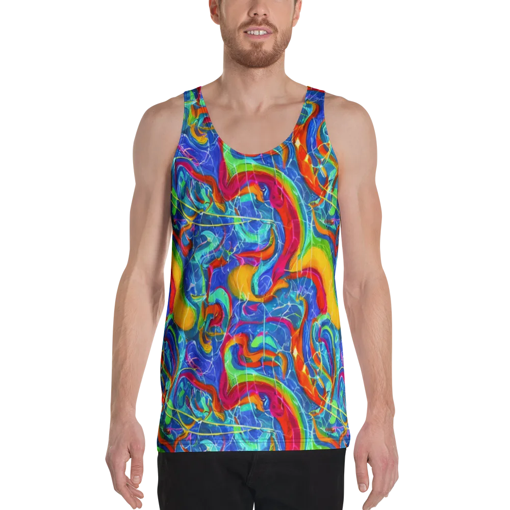 Mosaic Mirage on Men's Tank Top — Front