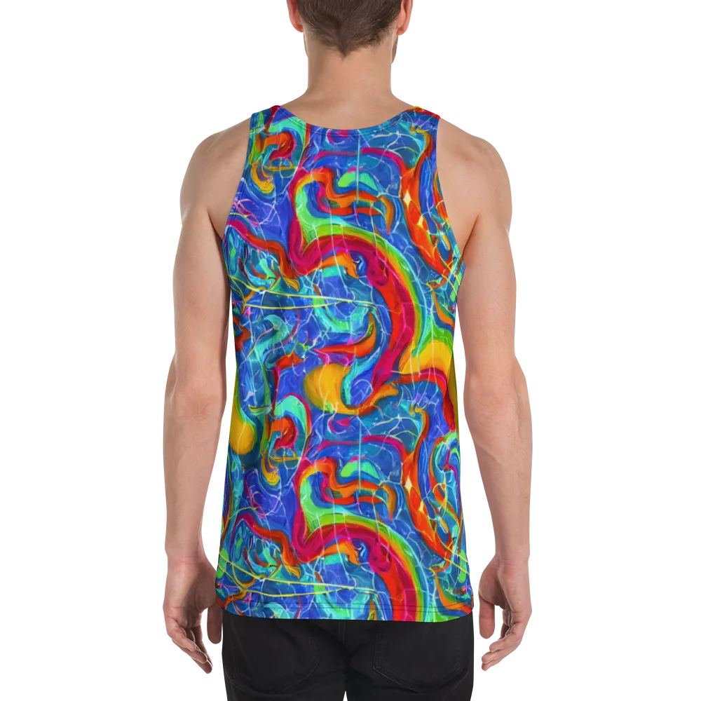 Mosaic Mirage on Men's Tank Top — Back
