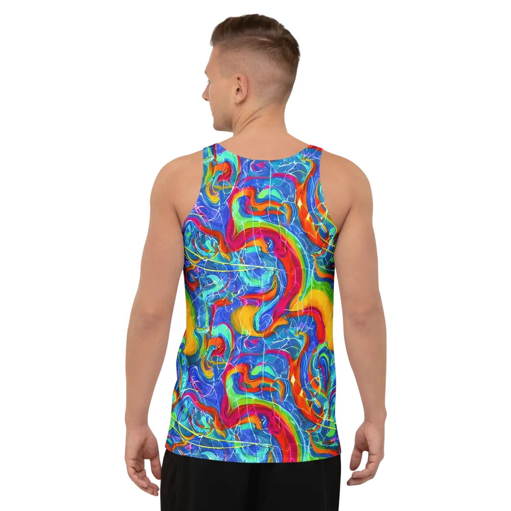 Mosaic Mirage on Men's Tank Top — Back