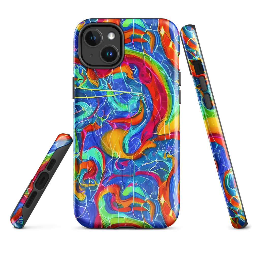 Mosaic Mirage on MagSafe Tough Case for iPhone® — Front