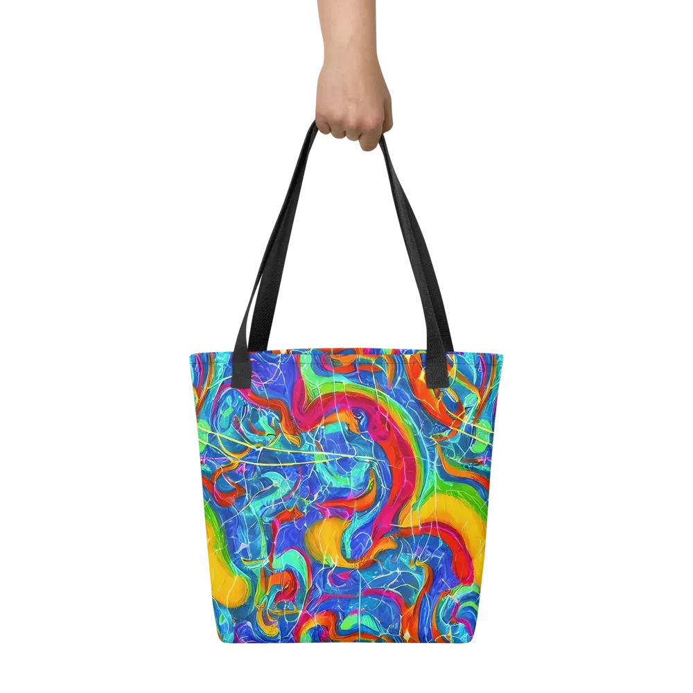 Mosaic Mirage on Tote Bag — Front