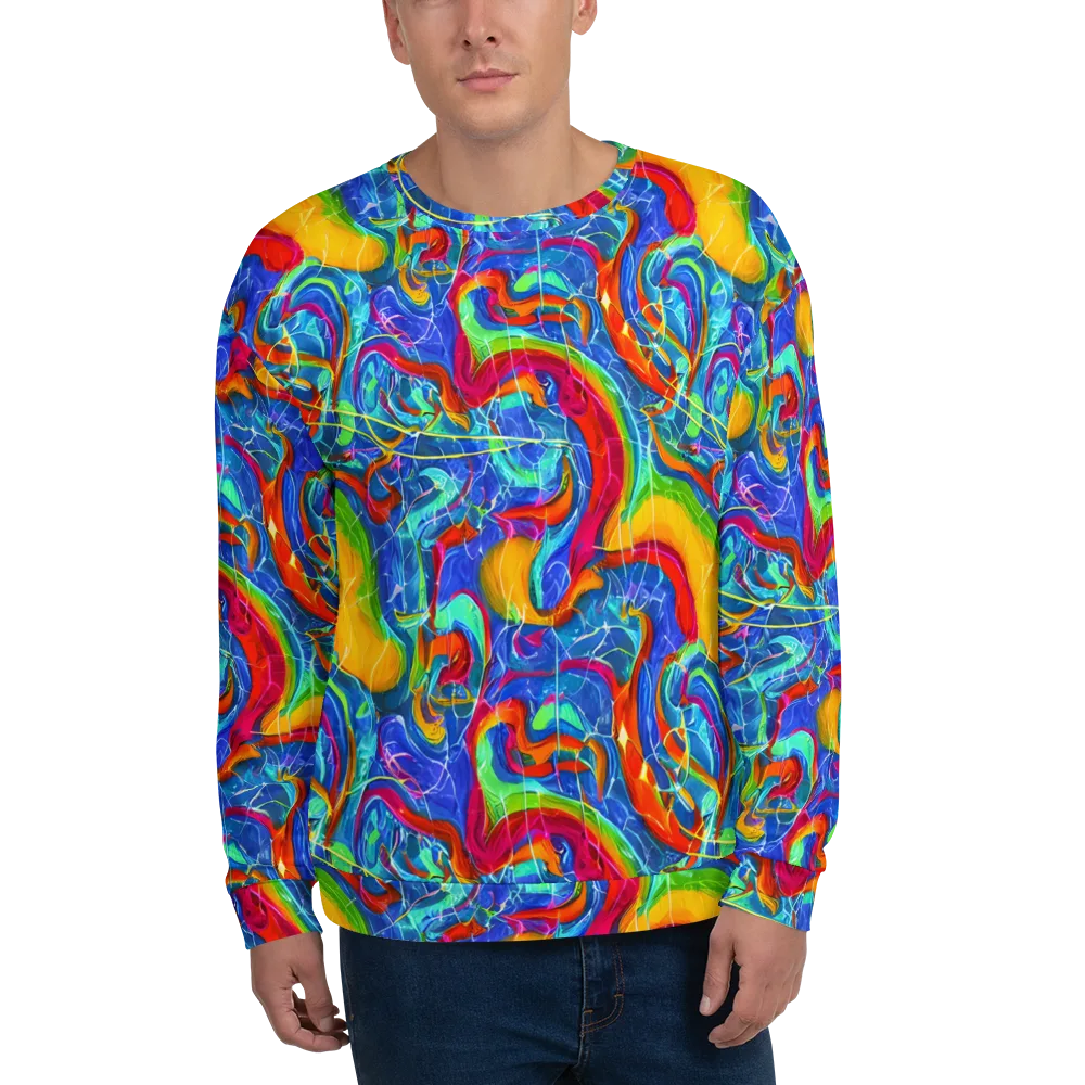 Mosaic Mirage on Sweatshirt — Front