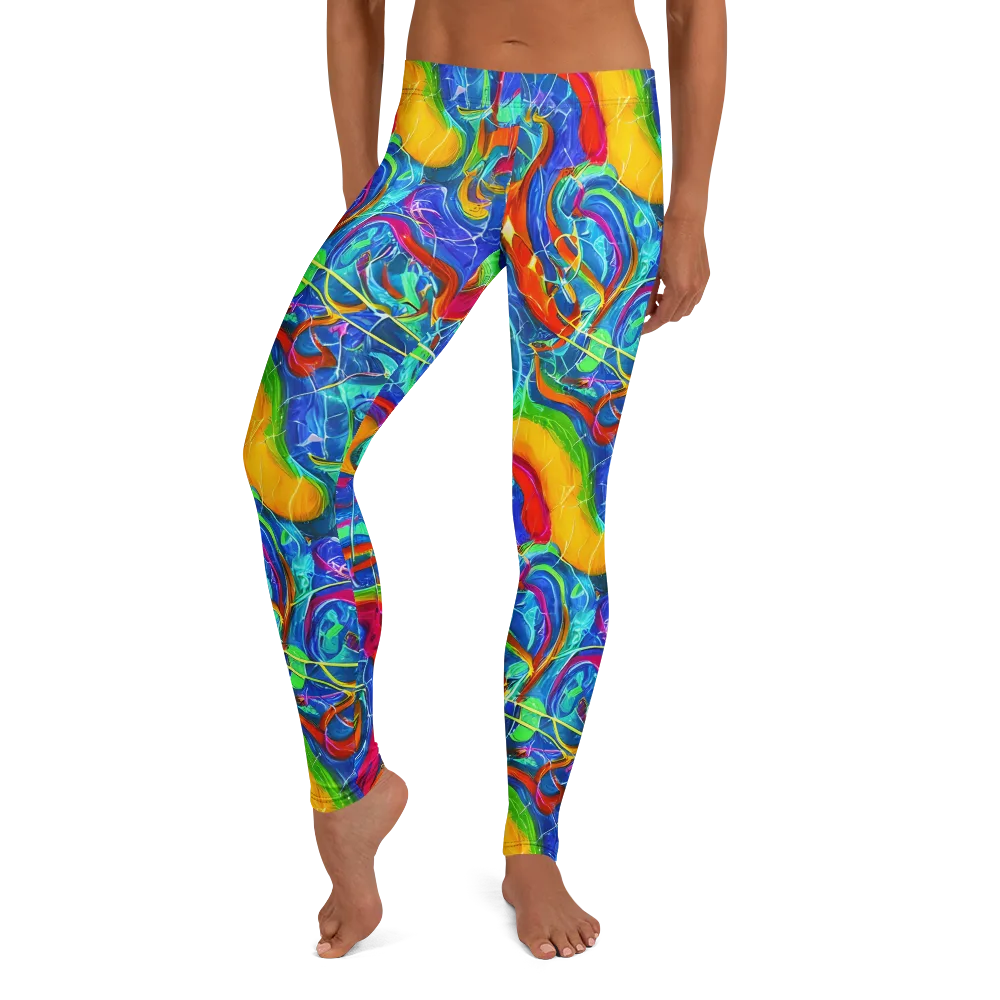 Mosaic Mirage on Leggings — Front