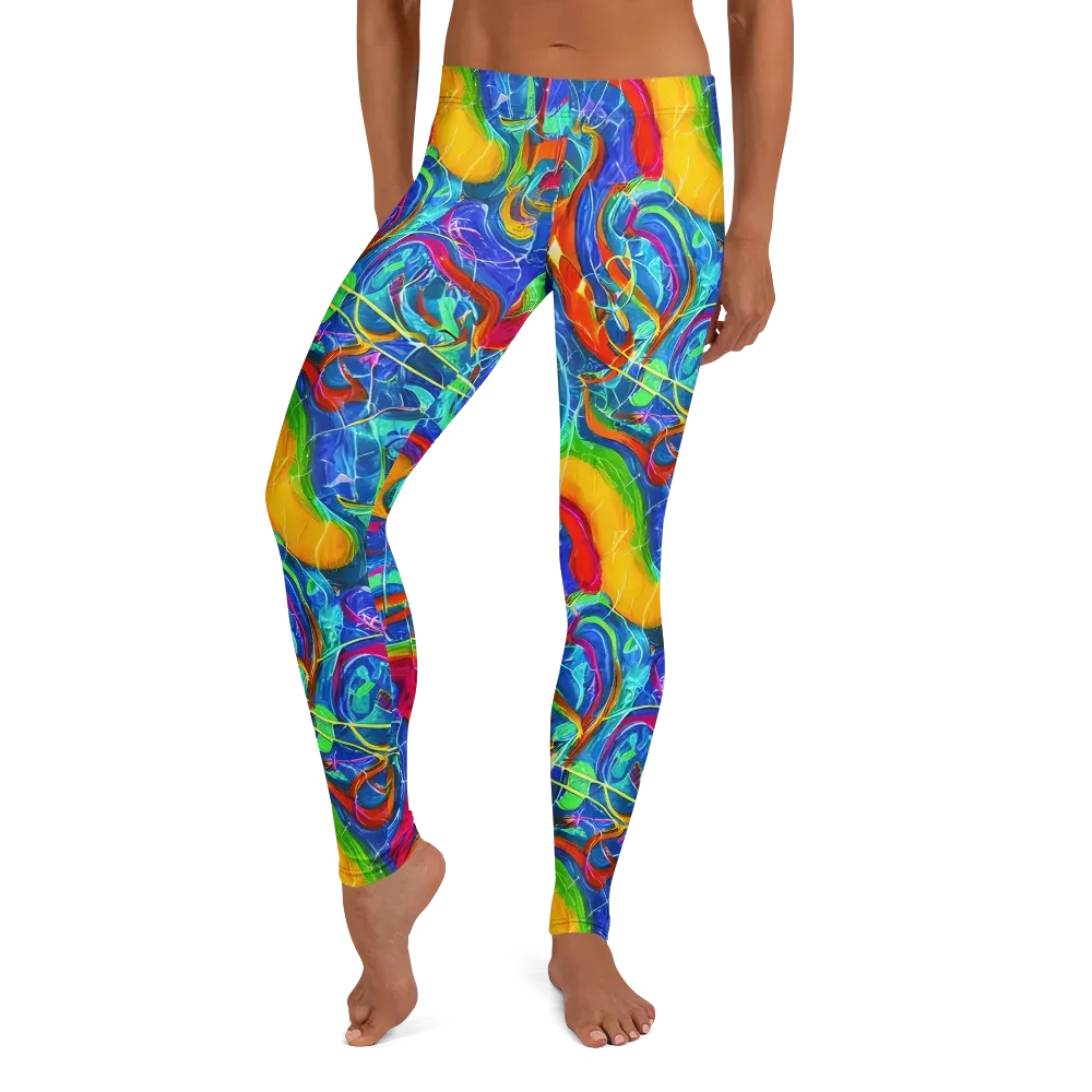 Mosaic Mirage on Leggings — Front