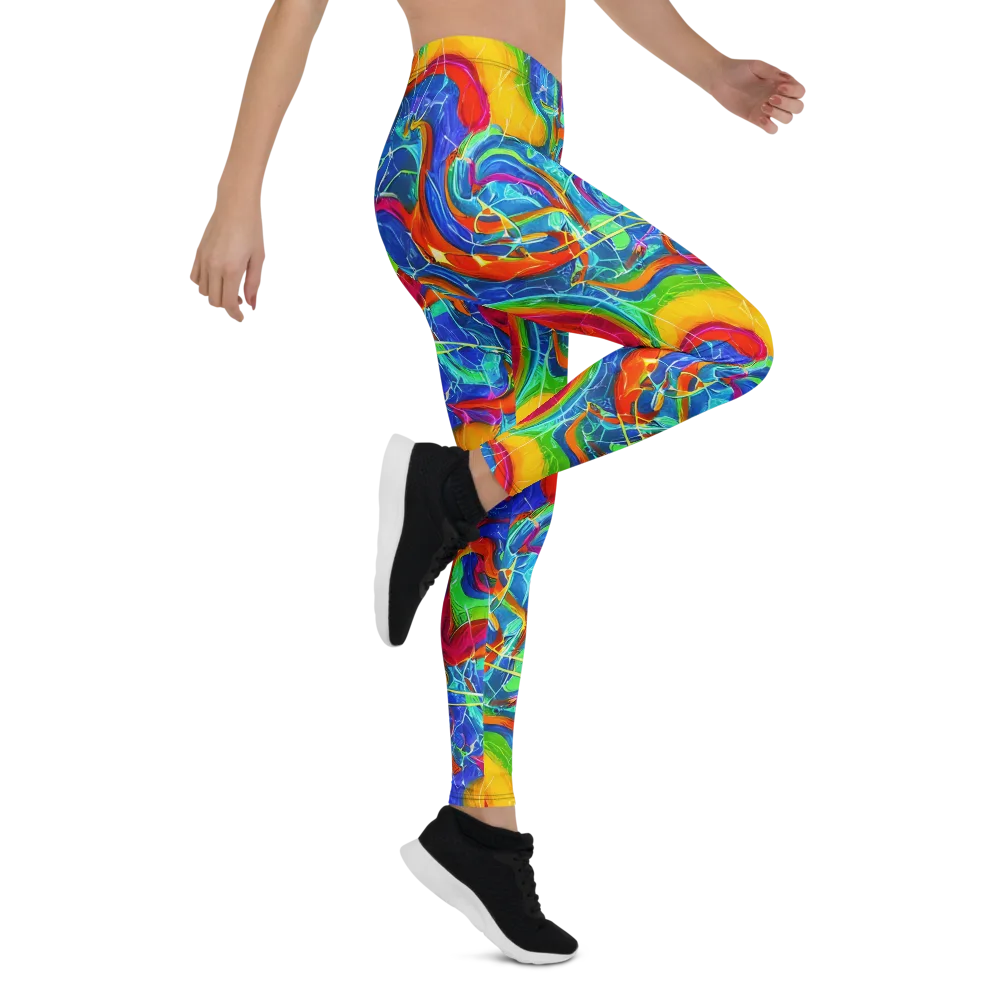 Mosaic Mirage on Leggings — Right