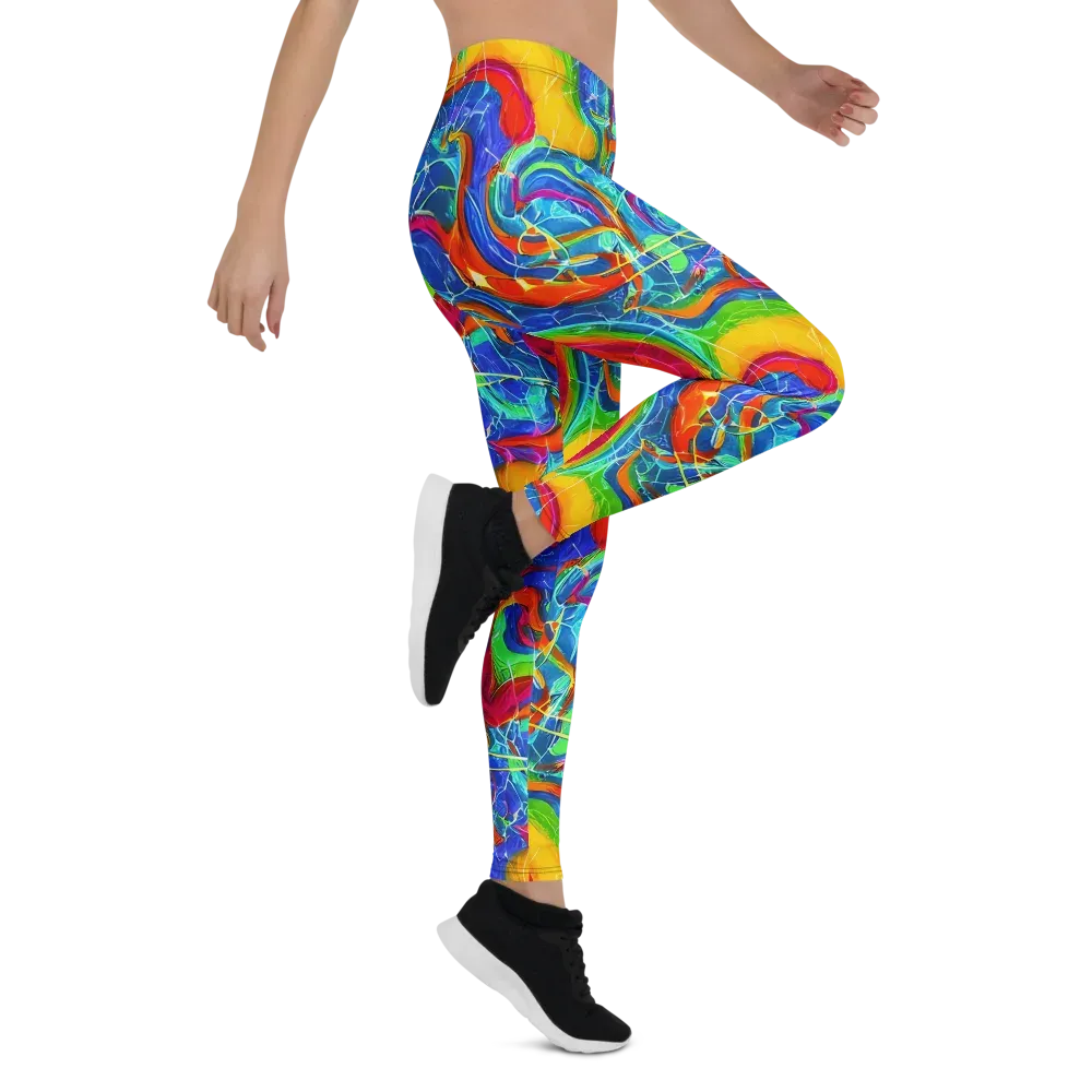 Mosaic Mirage on Leggings — Right