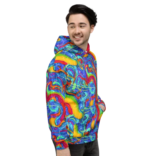 Mosaic Mirage on a Hoodie