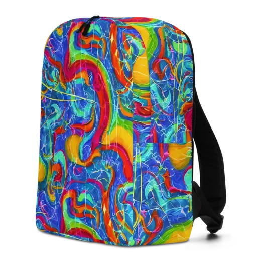 Mosaic Mirage on a Minimalist Backpack