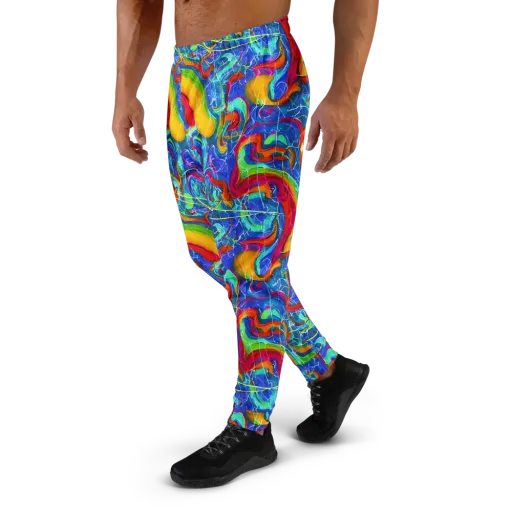Mosaic Mirage on a Men's Joggers