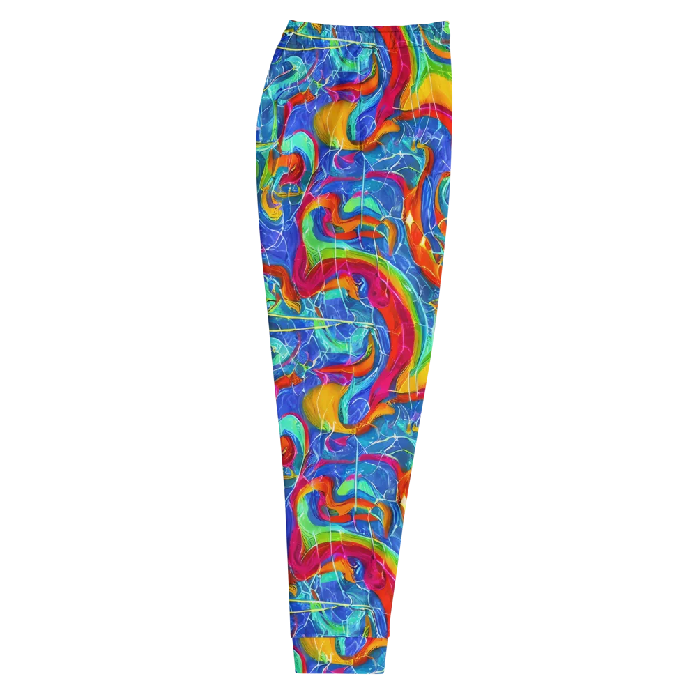 Mosaic Mirage on Men's Joggers — Right