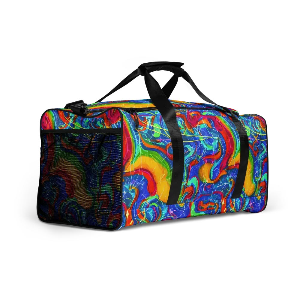 Mosaic Mirage on Duffle Bag — Right Front