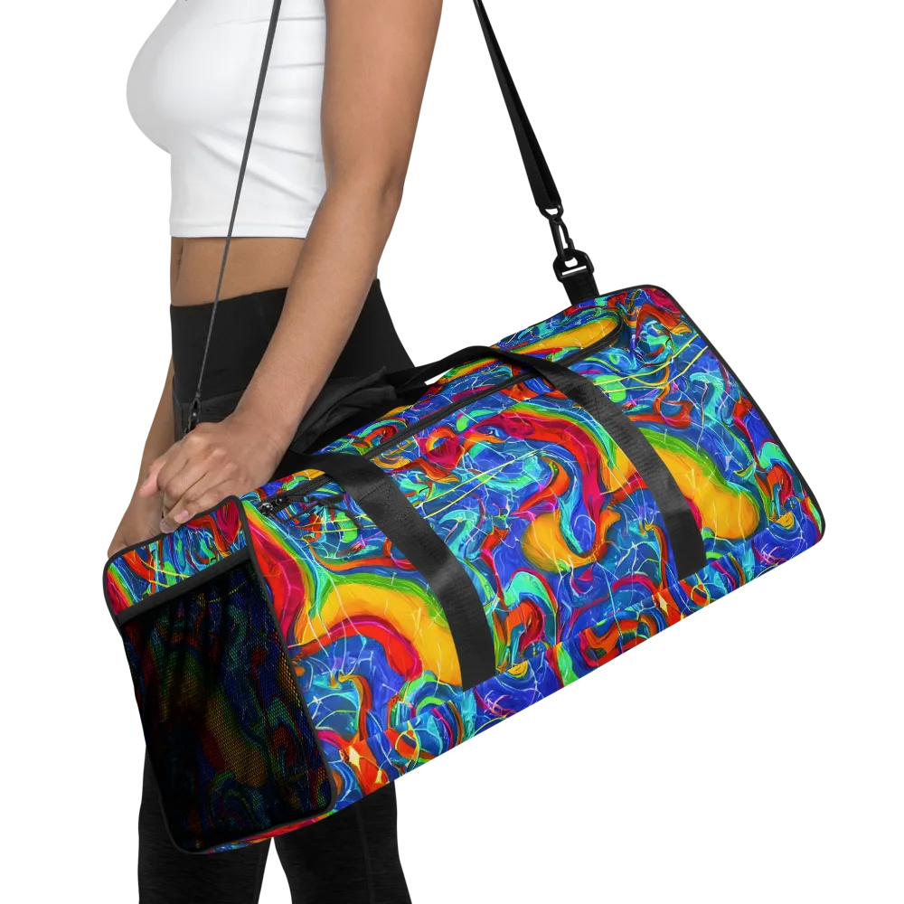 Mosaic Mirage on Duffle Bag — Front