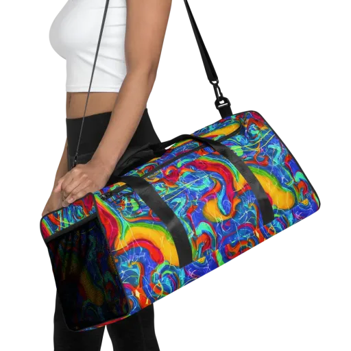 Mosaic Mirage on a Duffle Bag