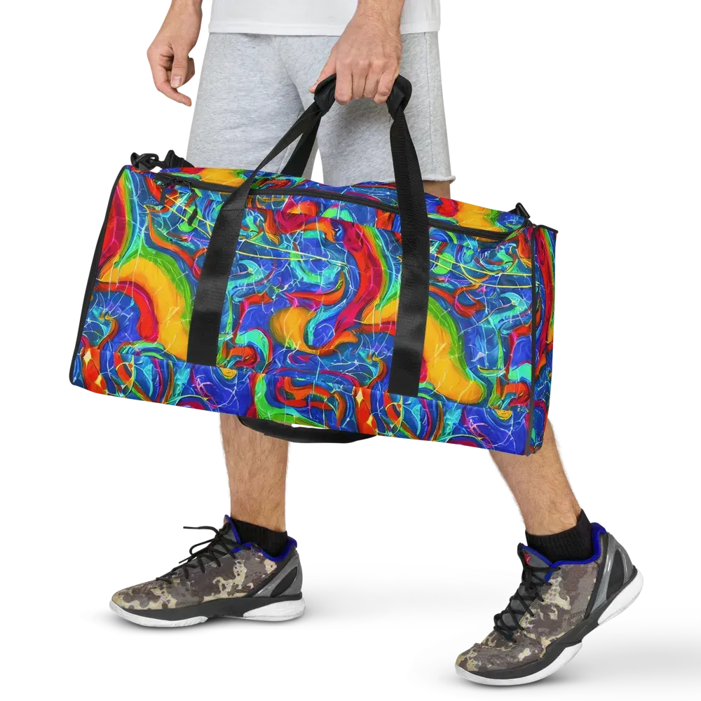 Mosaic Mirage on Duffle Bag — Front