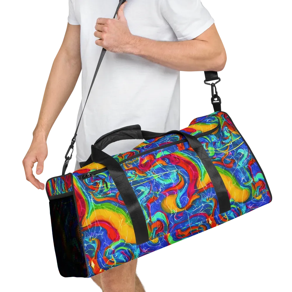 Mosaic Mirage on Duffle Bag — Right Front