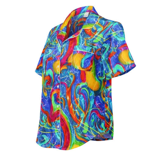 Mosaic Mirage on a Women's Short Sleeve Pajama Top