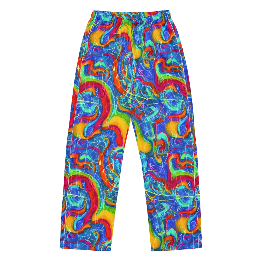 Mosaic Mirage on Women's Pajama Pants — Front