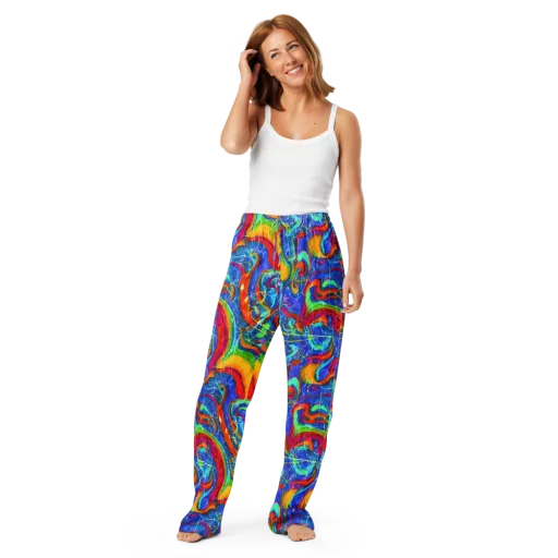 Mosaic Mirage on a Women's Pajama Pants