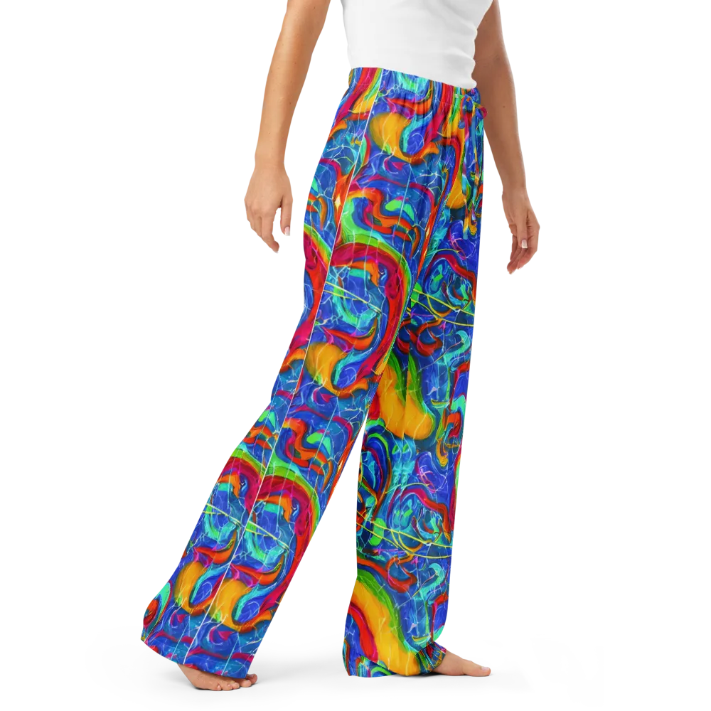 Mosaic Mirage on Women's Pajama Pants — Right Front