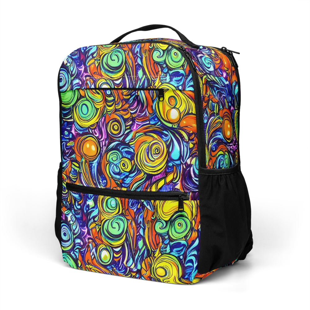 Orbiting Brilliance on Utility Backpack — Left Front