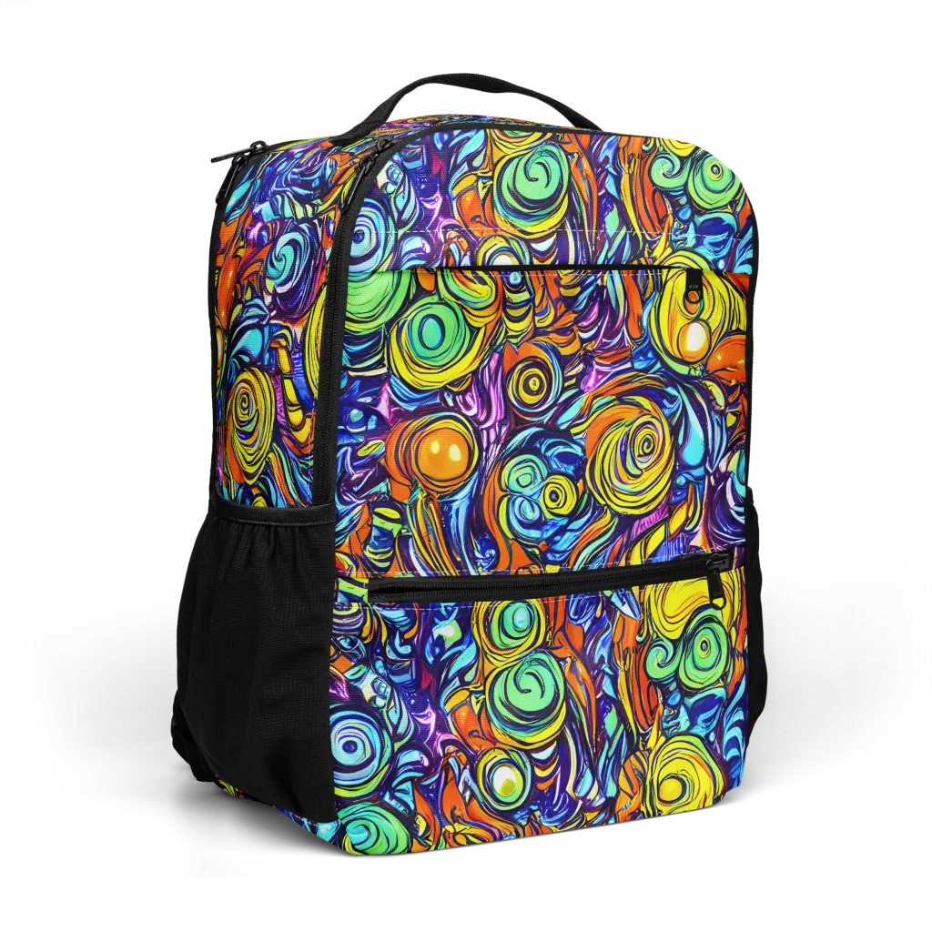 Orbiting Brilliance on Utility Backpack — Right Front