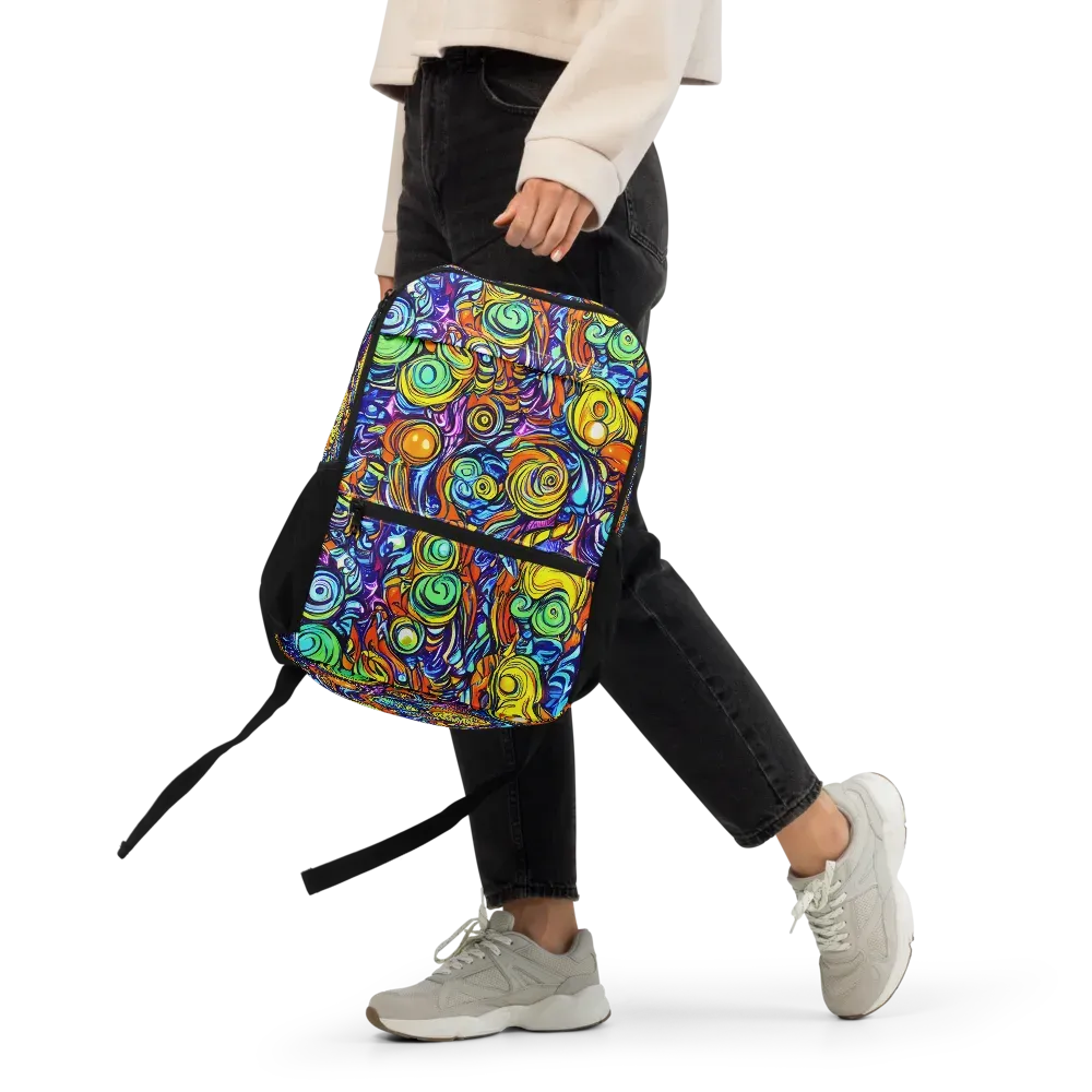 Orbiting Brilliance on Utility Backpack — Front