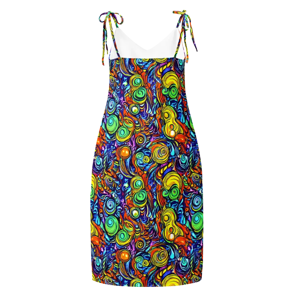 Orbiting Brilliance on Slip Dress — Back