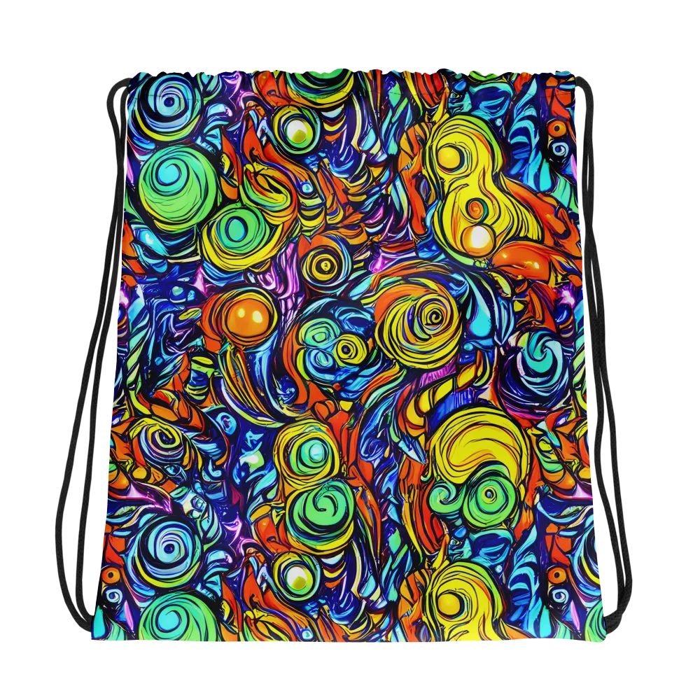 Orbiting Brilliance on Drawstring Bag — Photo