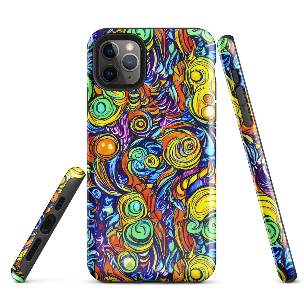 Orbiting Brilliance on Tough Case for iPhone® — Front