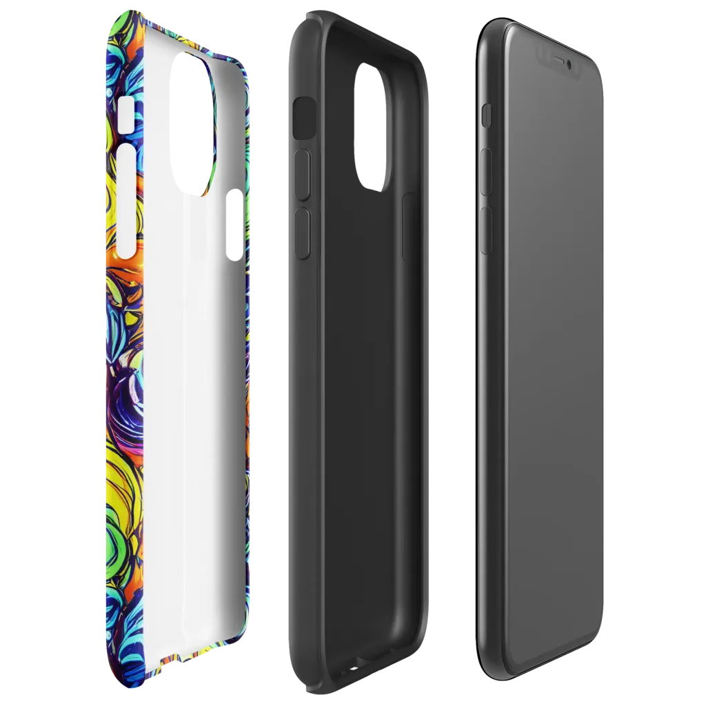 Orbiting Brilliance on Tough Case for iPhone® — Right