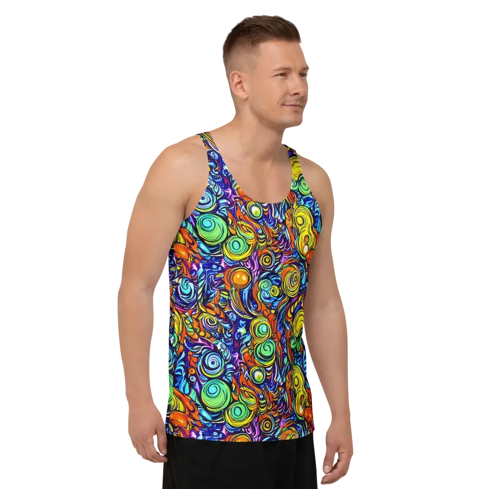 Orbiting Brilliance on Men's Tank Top — Right Front