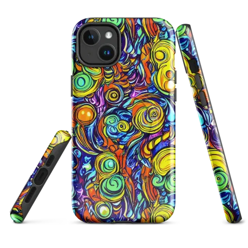 Orbiting Brilliance on a MagSafe Tough Case for iPhone®