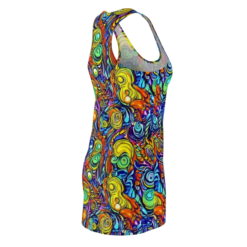 Orbiting Brilliance on Racerback Dress — Back Side