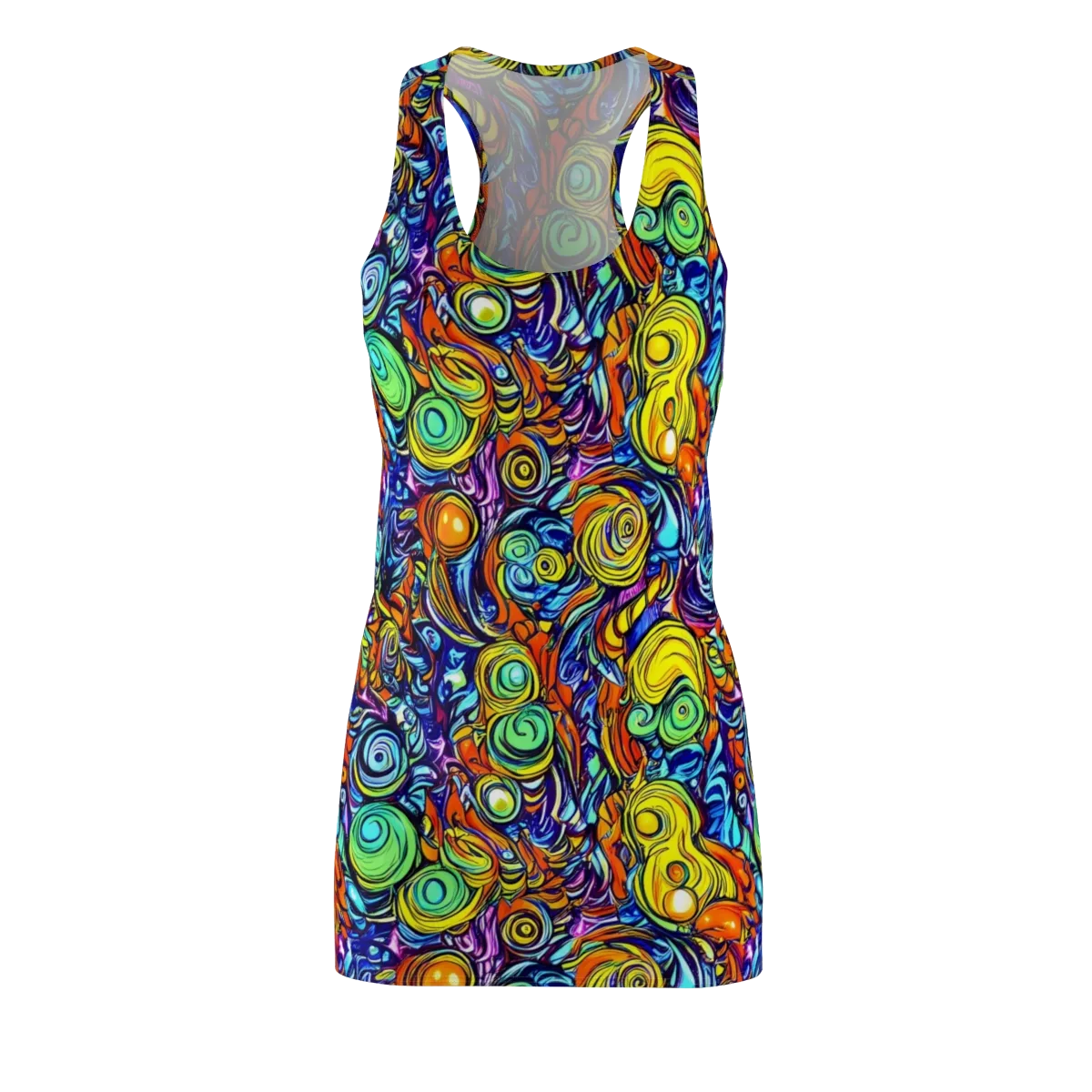 Orbiting Brilliance on Racerback Dress — Front