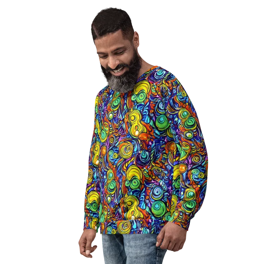 Orbiting Brilliance on Sweatshirt — Left Front