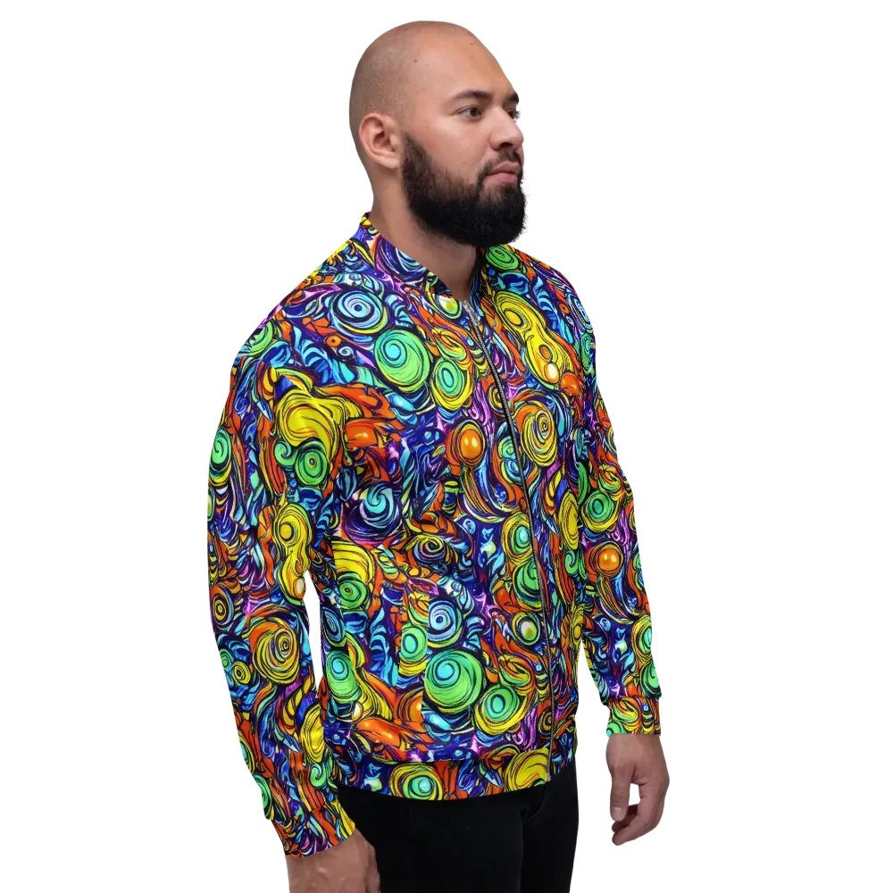 Orbiting Brilliance on Bomber Jacket — Right